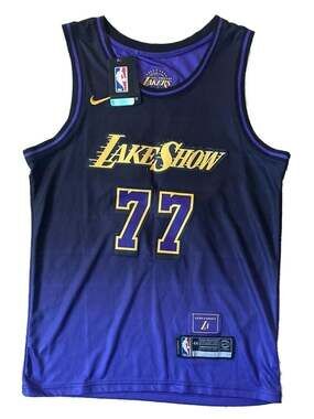 Nike Luka Doncic #77 Los Angeles Lakers Lake Show City Edition Swingman Jersey